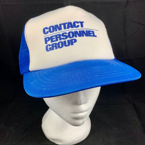Contact Personnel Group - Mesh Back Trucker Cap - 1989