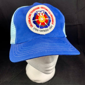 Ontario Bicentennial - Blue Mesh Back Trucker Hat - 1984
